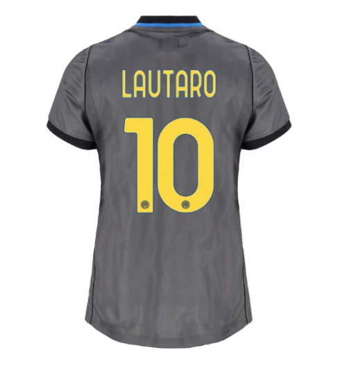 Inter Milan Lautaro Martinez #10 Alternativní Dres pro Dámské 2026-27 Krátký Rukáv Inter Milan Lautaro Martinez #10 Alternativní Dres pro Dámské 2026-27 Krátký Rukáv